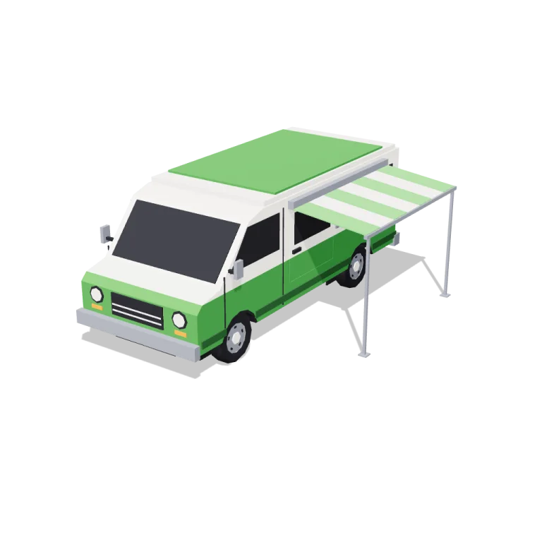 Camper van — free 3D model