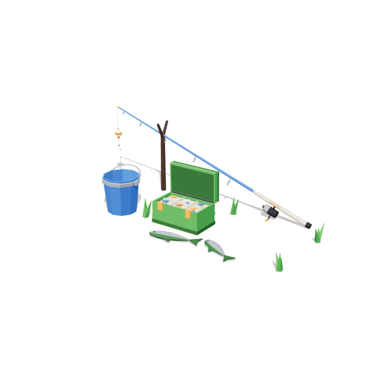 Fishing gear — free 3D model