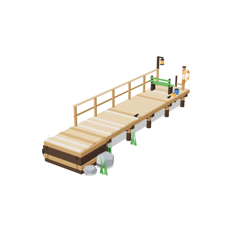 Jetty — free 3D model