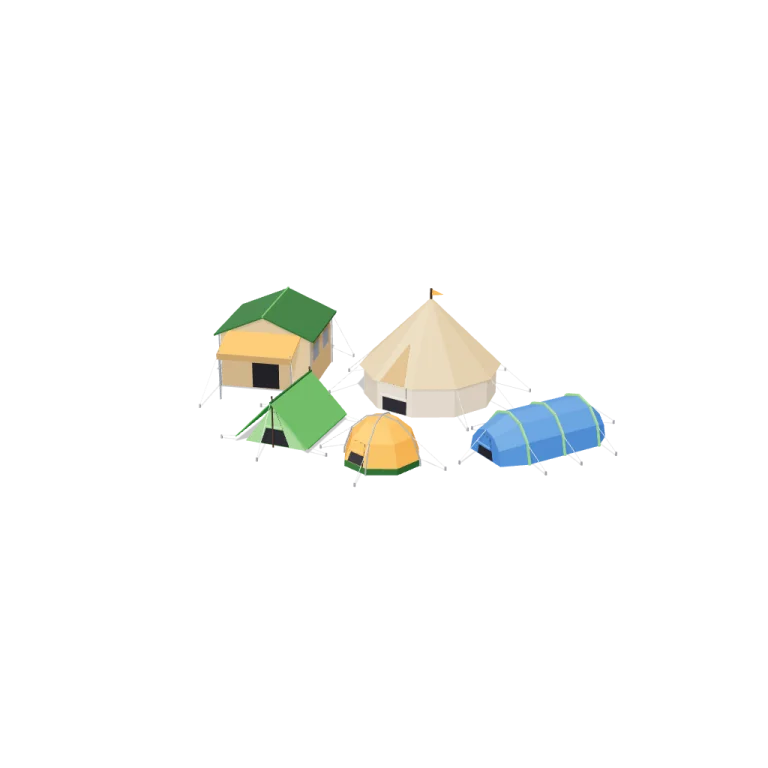 Tents — free 3D model