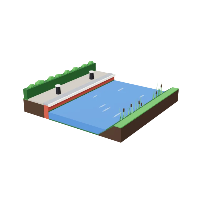 Canal tiles — free 3D model