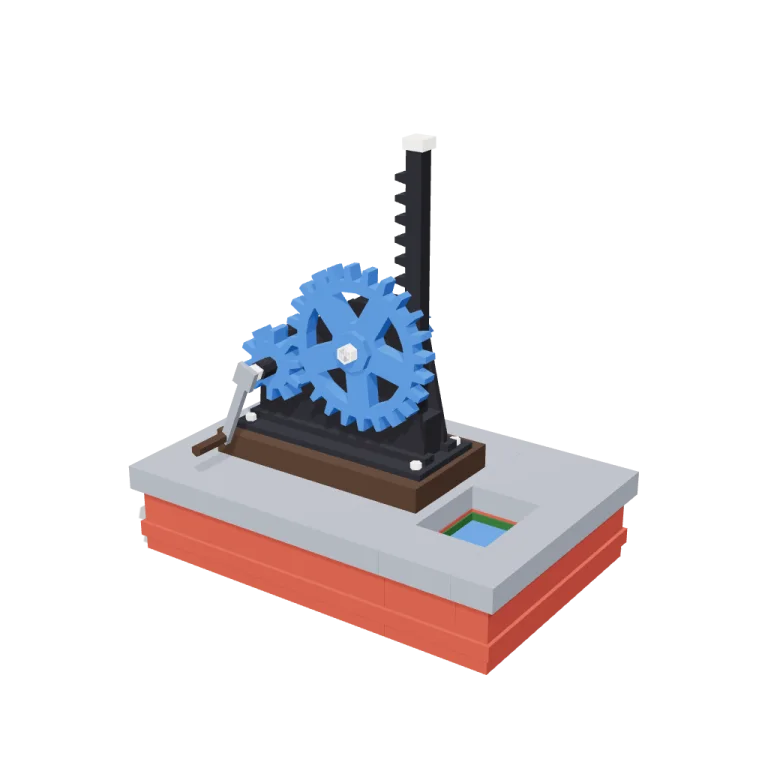 Lock gears — free 3D model