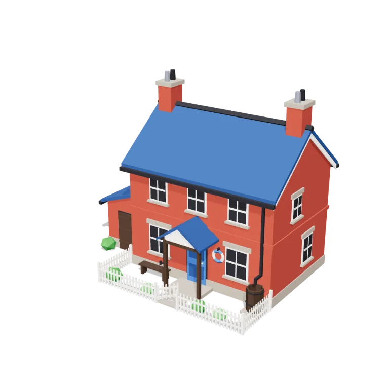 Lock-keeper cottage — free 3D model