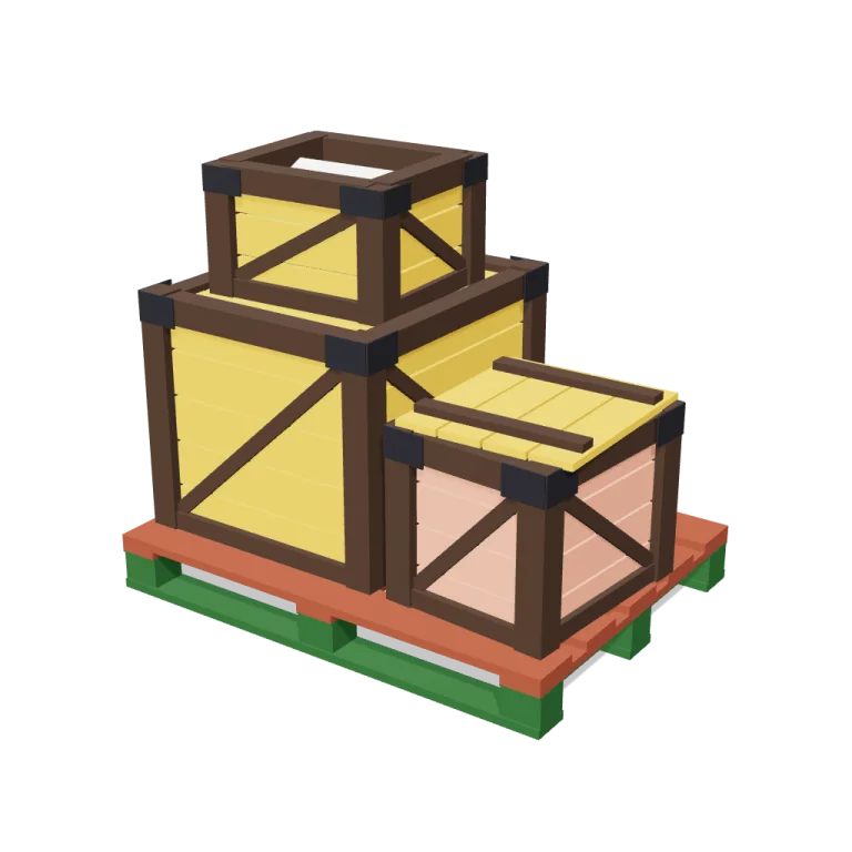 Crates — free 3D model