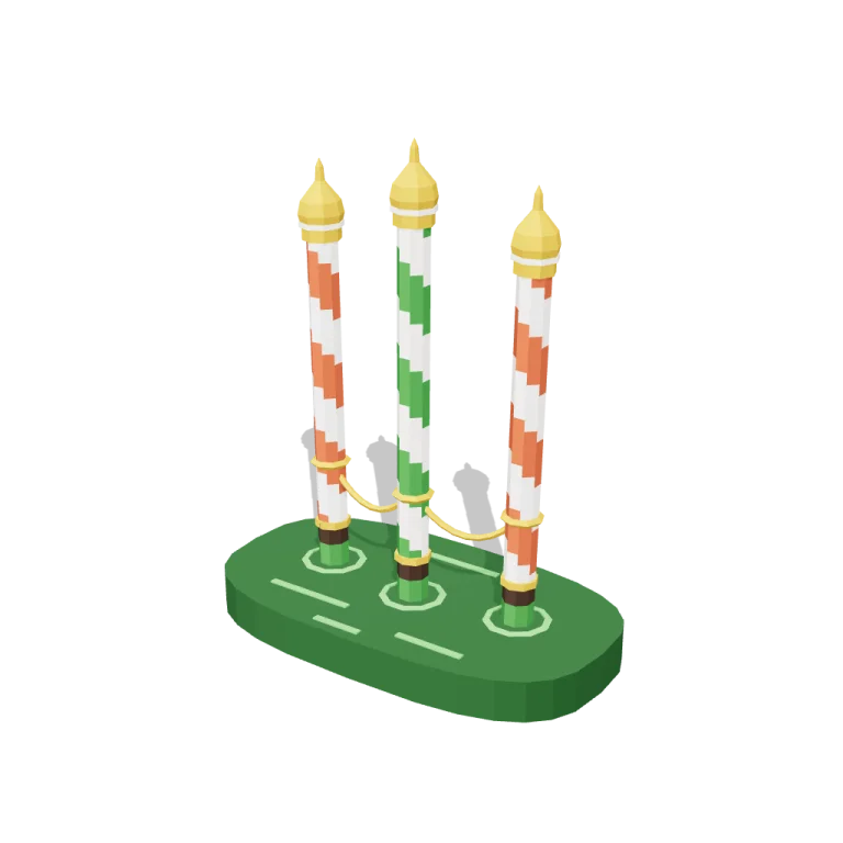 Mooring poles — free 3D model