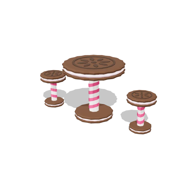 Cookie tables 3D model