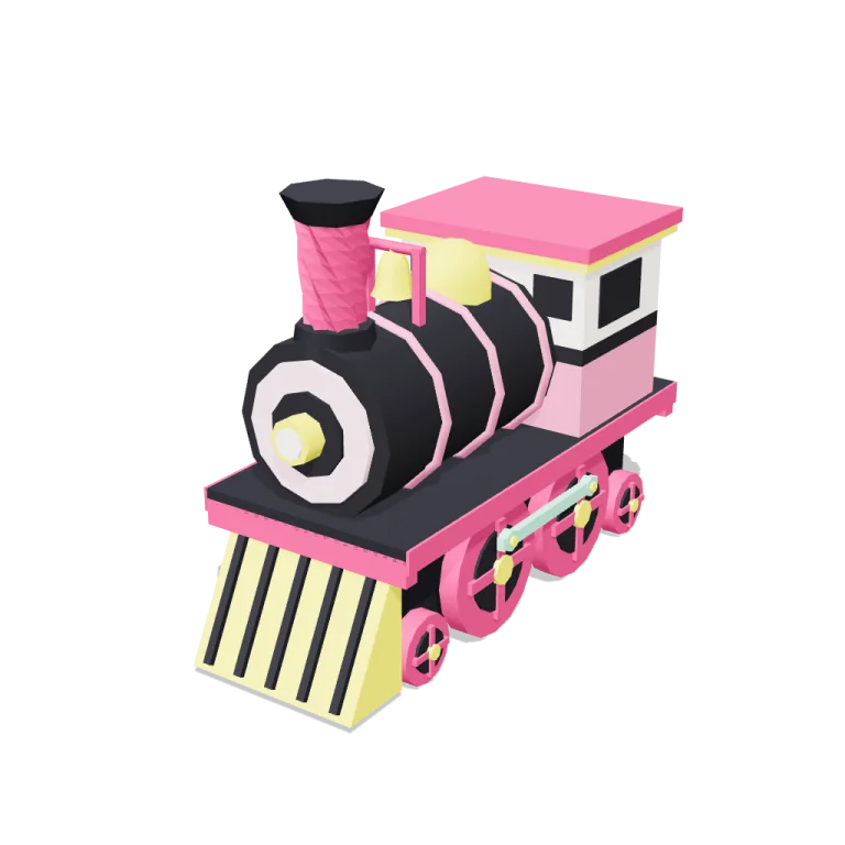 Licorice train — free 3D model