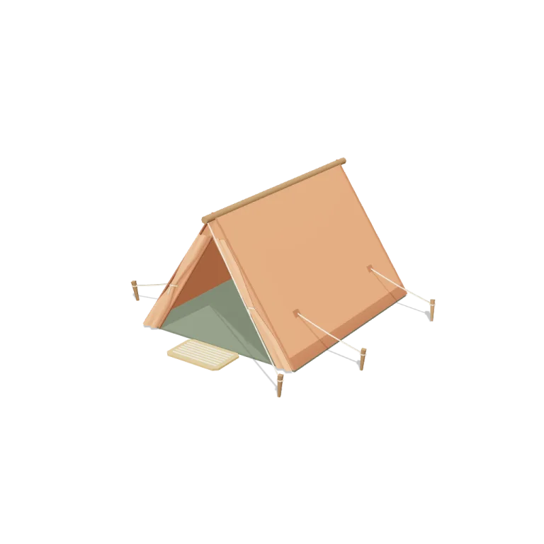 Canvas Tent — free 3D model