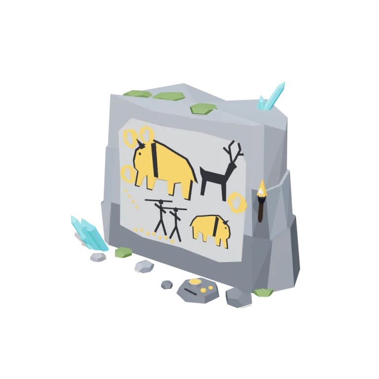 Cave paintings — free 3D model
