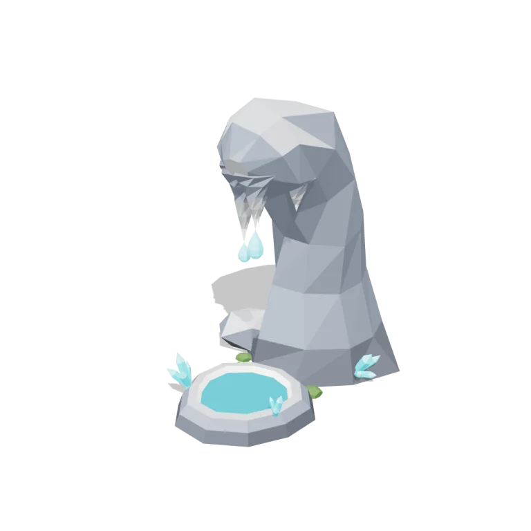 Dripping water — free 3D model