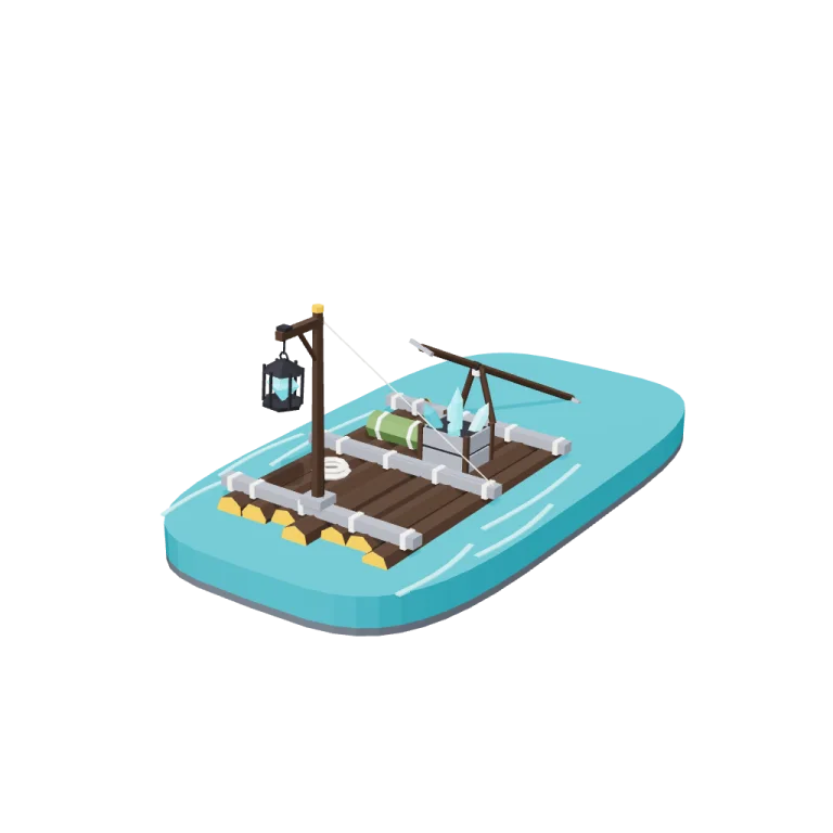 Raft — free 3D model