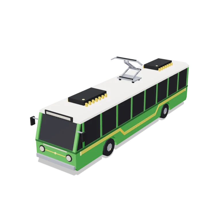 Bus tram — free 3D model