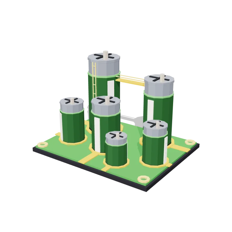 Capacitor silos — free 3D model