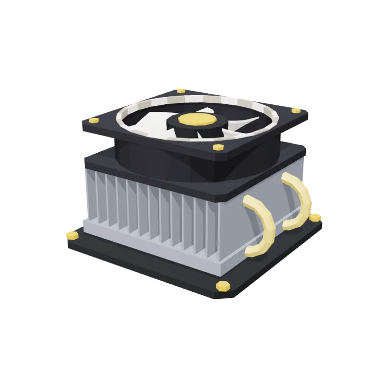 Spinning fan — free 3D model