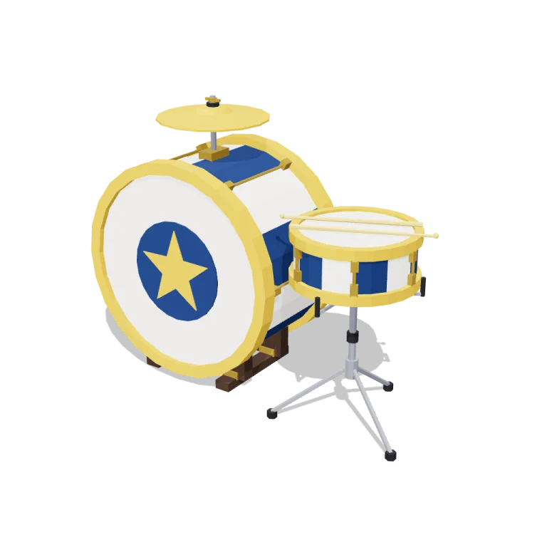 Drums — free 3D model