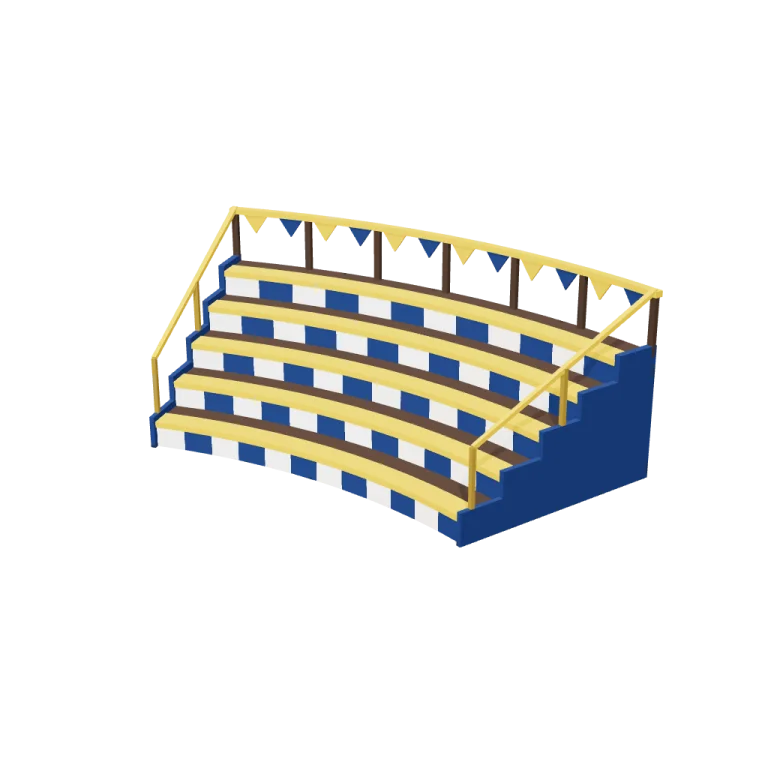 Seating stands — free 3D model