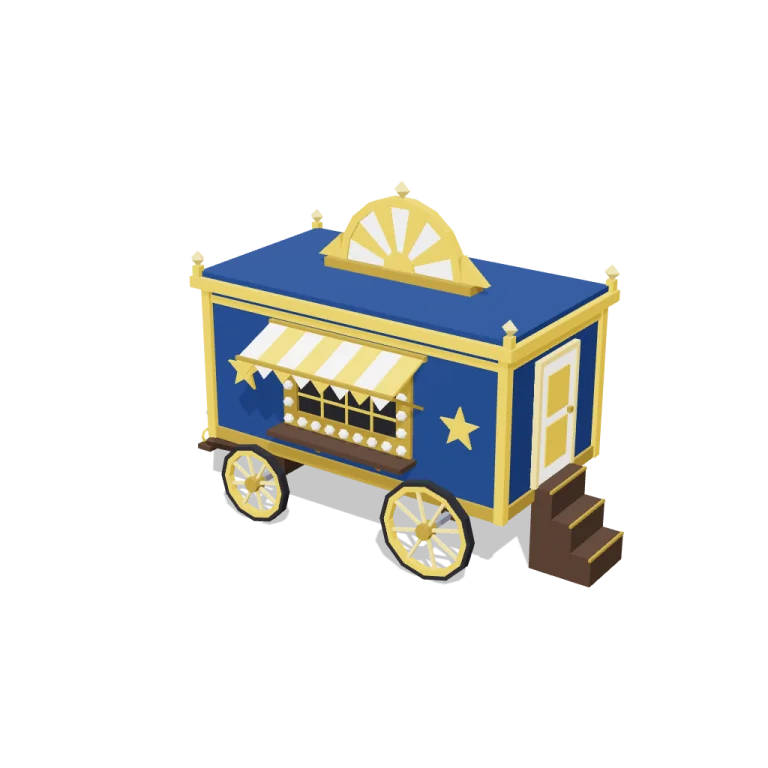 Ticket wagon — free 3D model