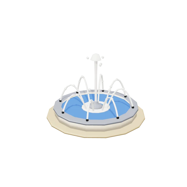 Fountain jets — free 3D model