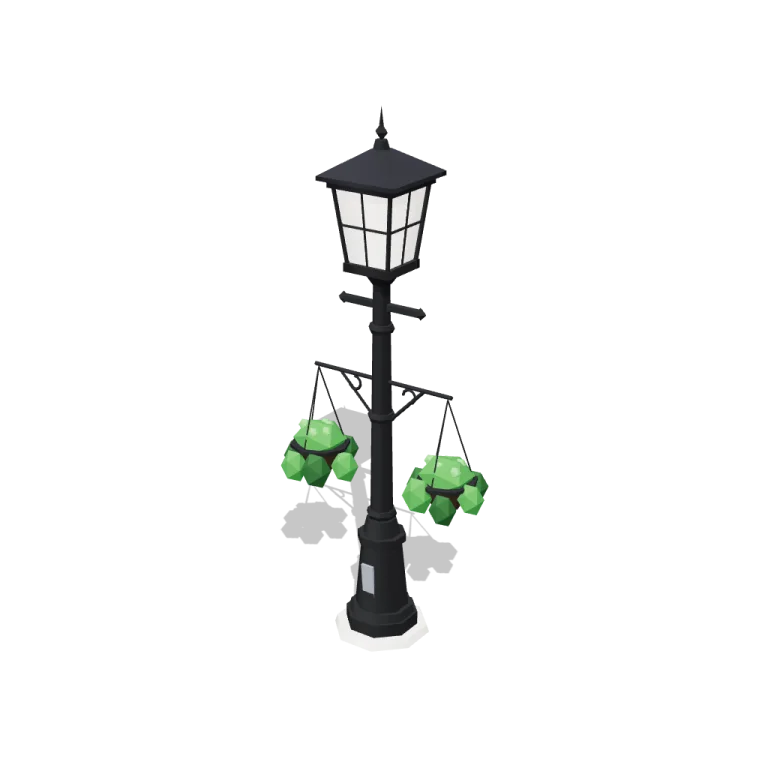 Lamp posts 3D model