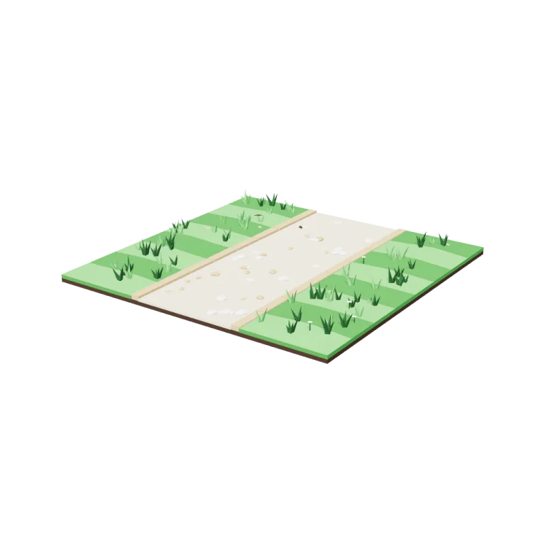 Path and lawn tiles — free 3D model