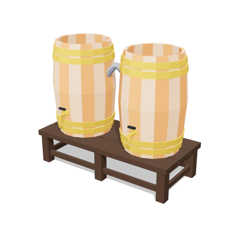 Rain barrels — free 3D model