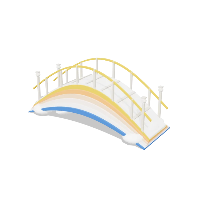 Rainbow bridges — free 3D model
