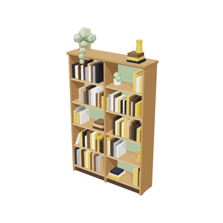 Bookshelves — free 3D model