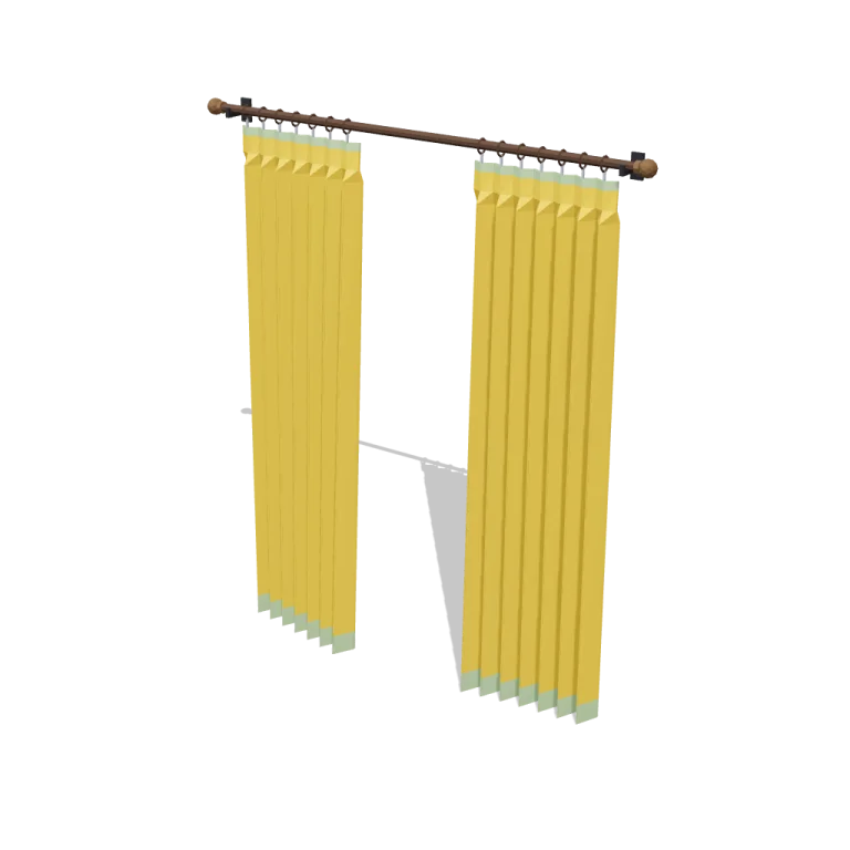 Curtains — free 3D model