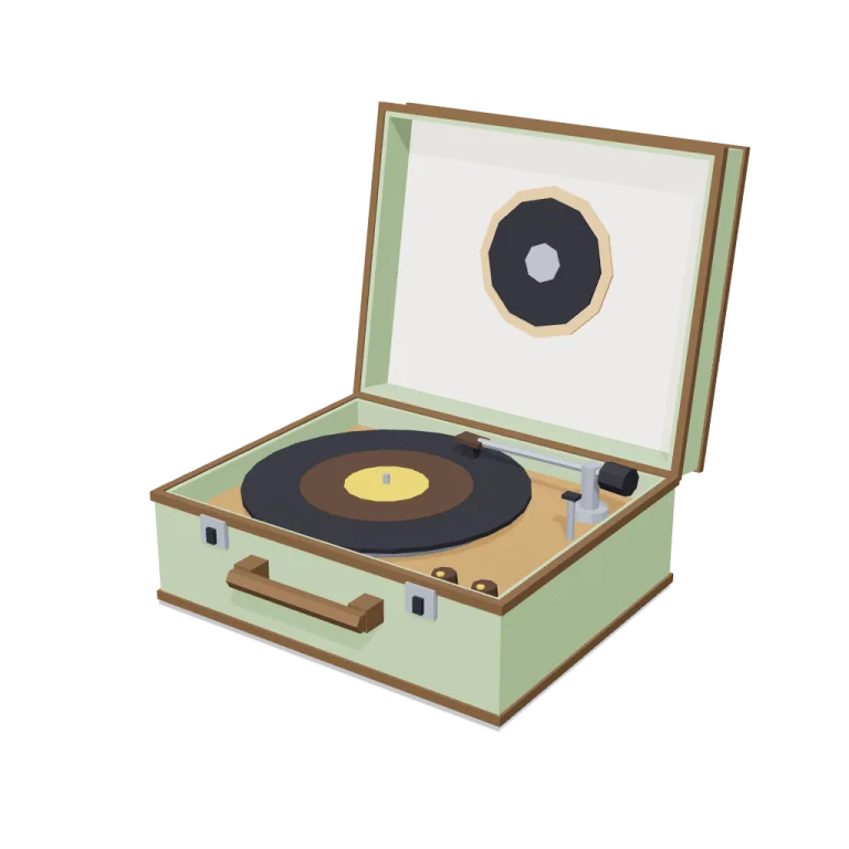 Record player — free 3D model