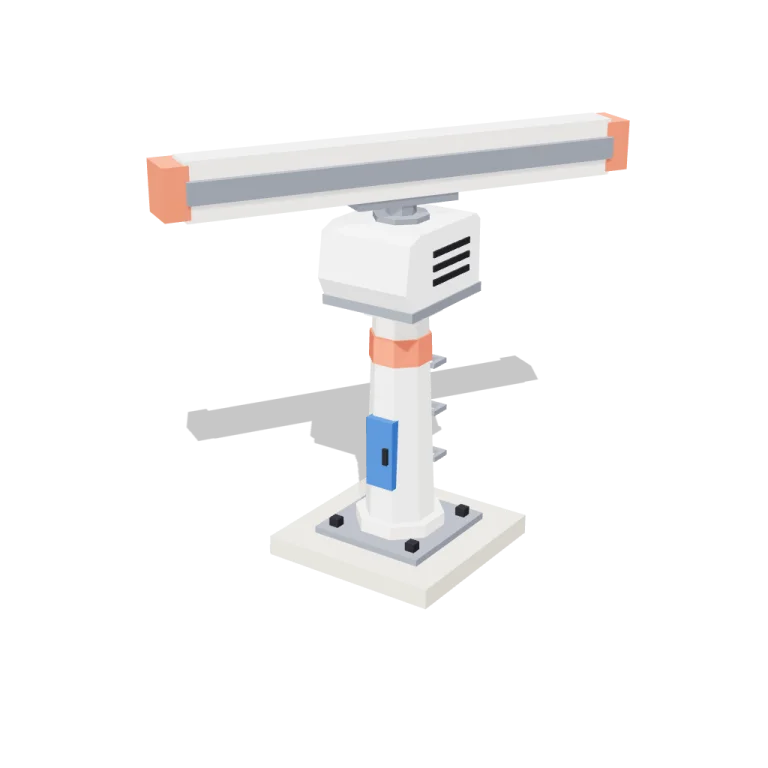 Rotating radar — free 3D model