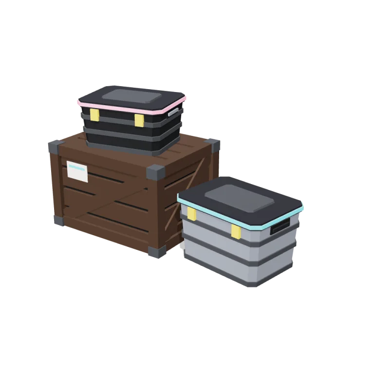 Crates — free 3D model