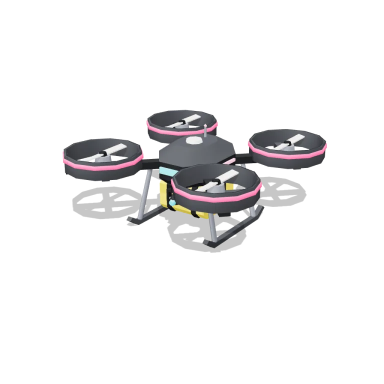 Delivery drone — free 3D model