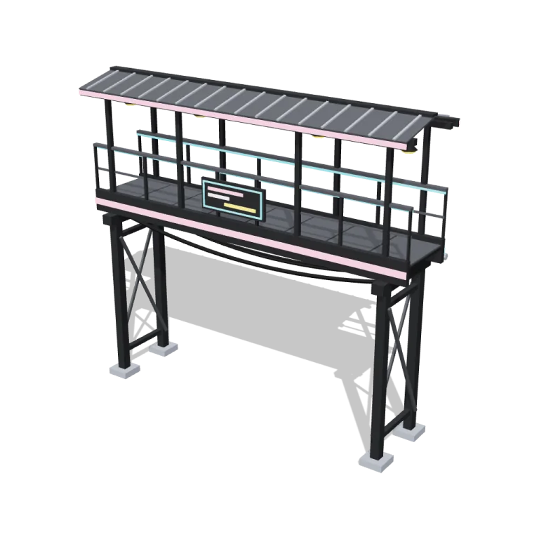 Overhead walkways — free 3D model