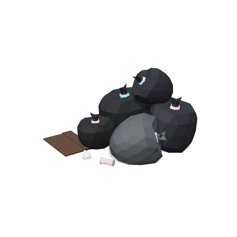 Trash bags — free 3D model