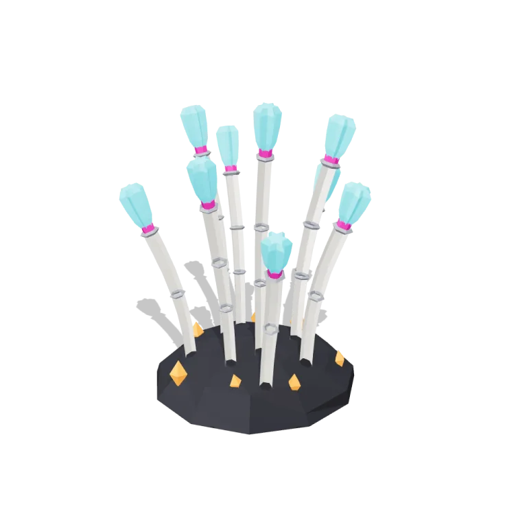 Tube worms — free 3D model