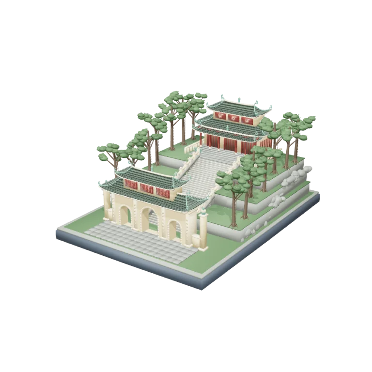 Đền Hùng, Phú Thọ — free 3D model