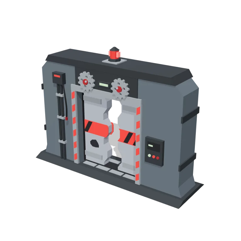 Blast doors — free 3D model