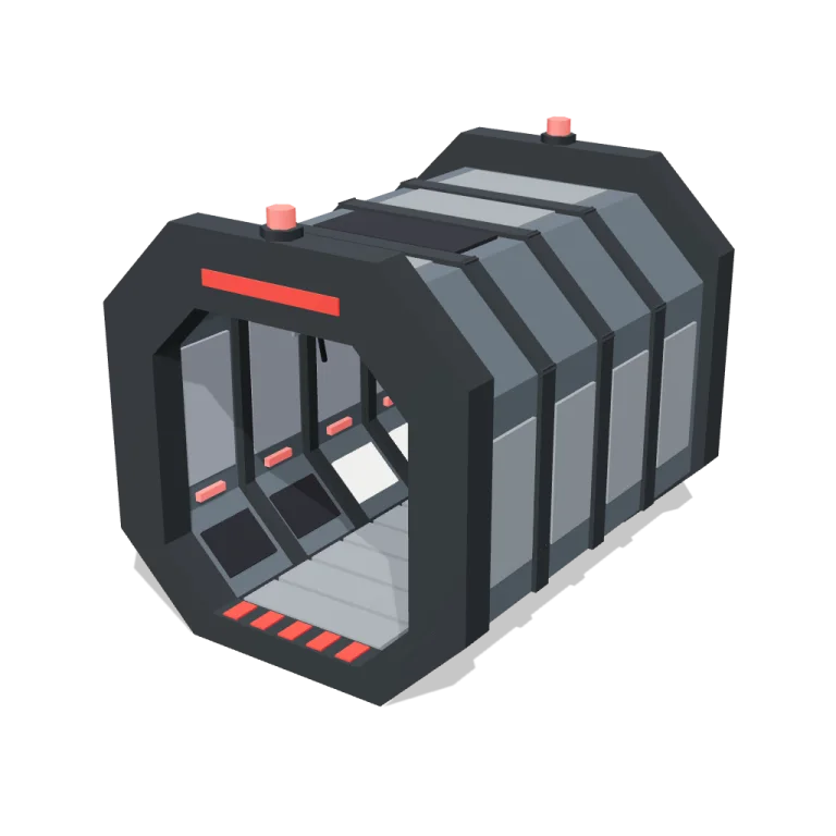 Corridor modules — free 3D model