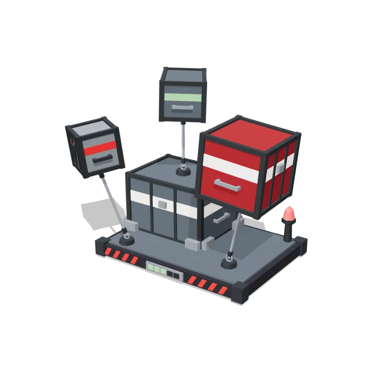 Drifting crates — free 3D model