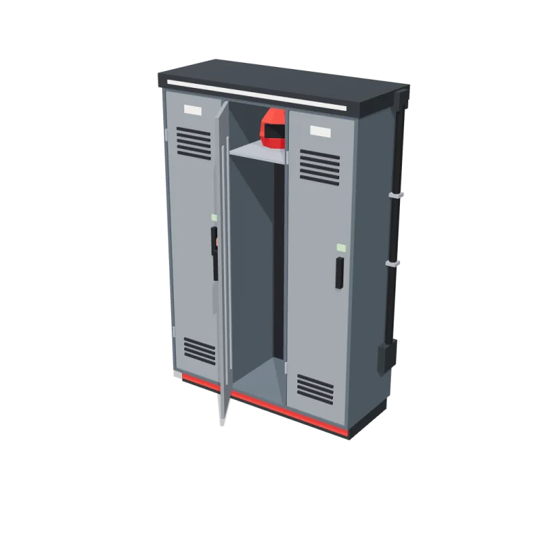 Lockers — free 3D model