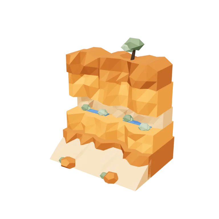 Canyon walls — free 3D model