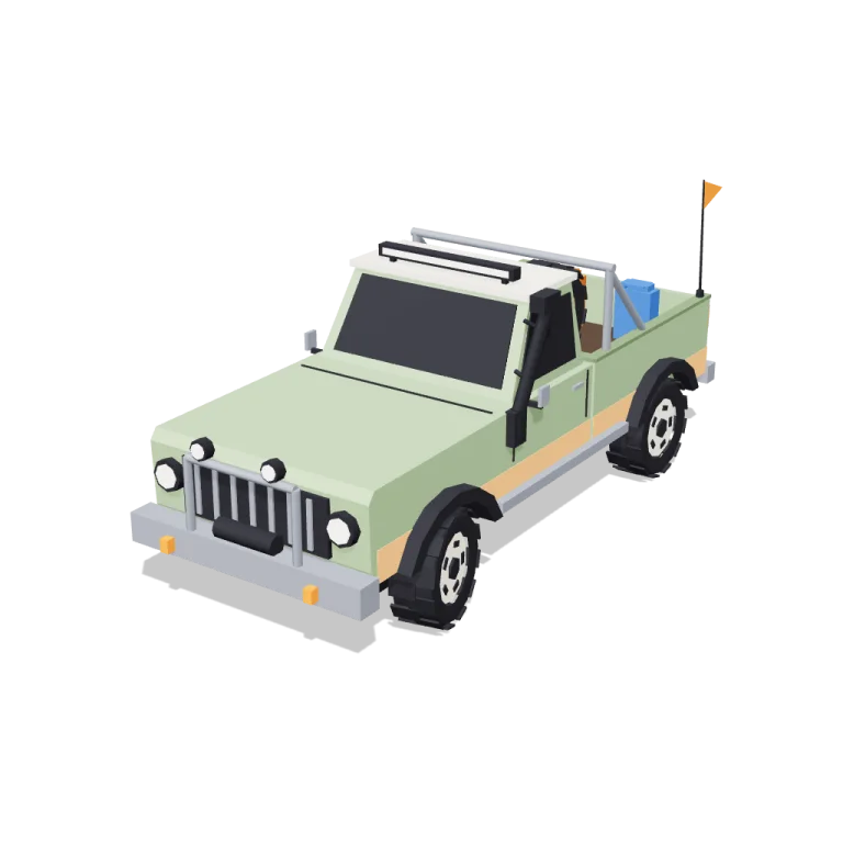 Off-road truck — free 3D model
