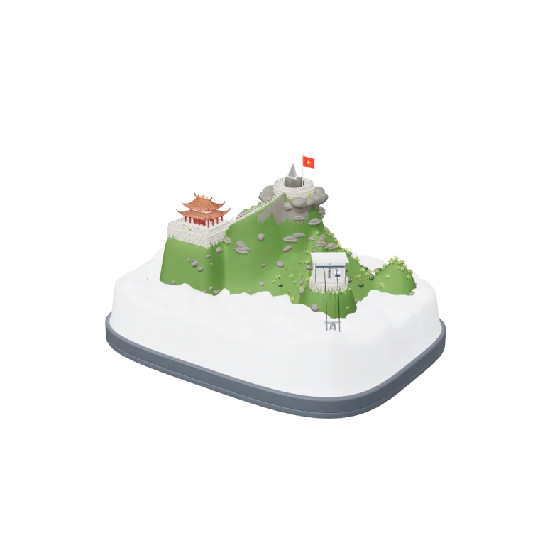 Đỉnh Fansipan, Lào Cai — free 3D model
