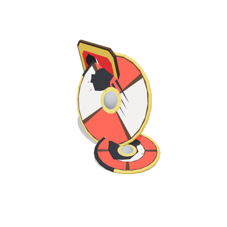 Scorched shields — free 3D model