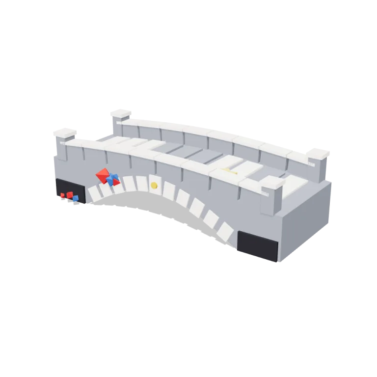 Stone bridge — free 3D model