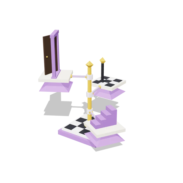Floating platforms — free 3D model