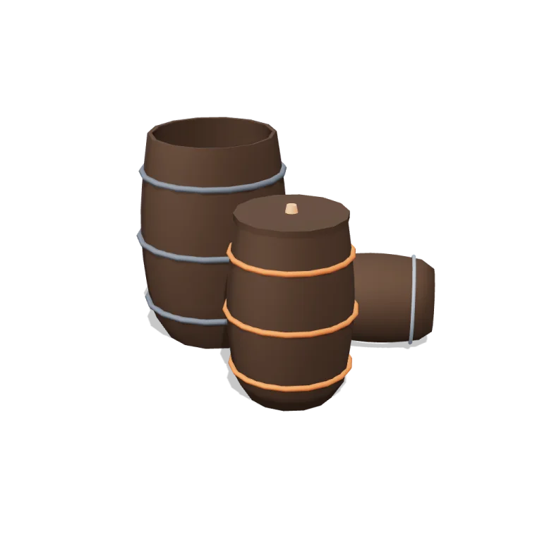 Barrels — free 3D model