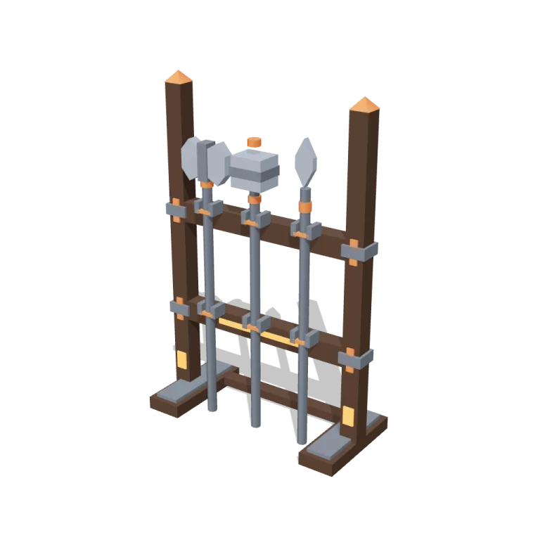 Weapon racks — free 3D model