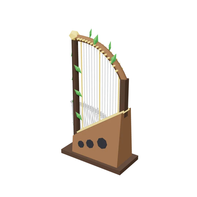 Harp — free 3D model