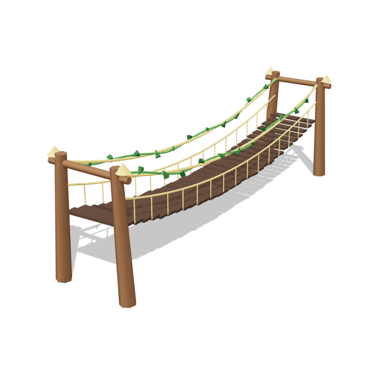 Rope and vine bridges — free 3D model